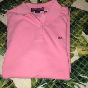 Vineyard Vines pink polo